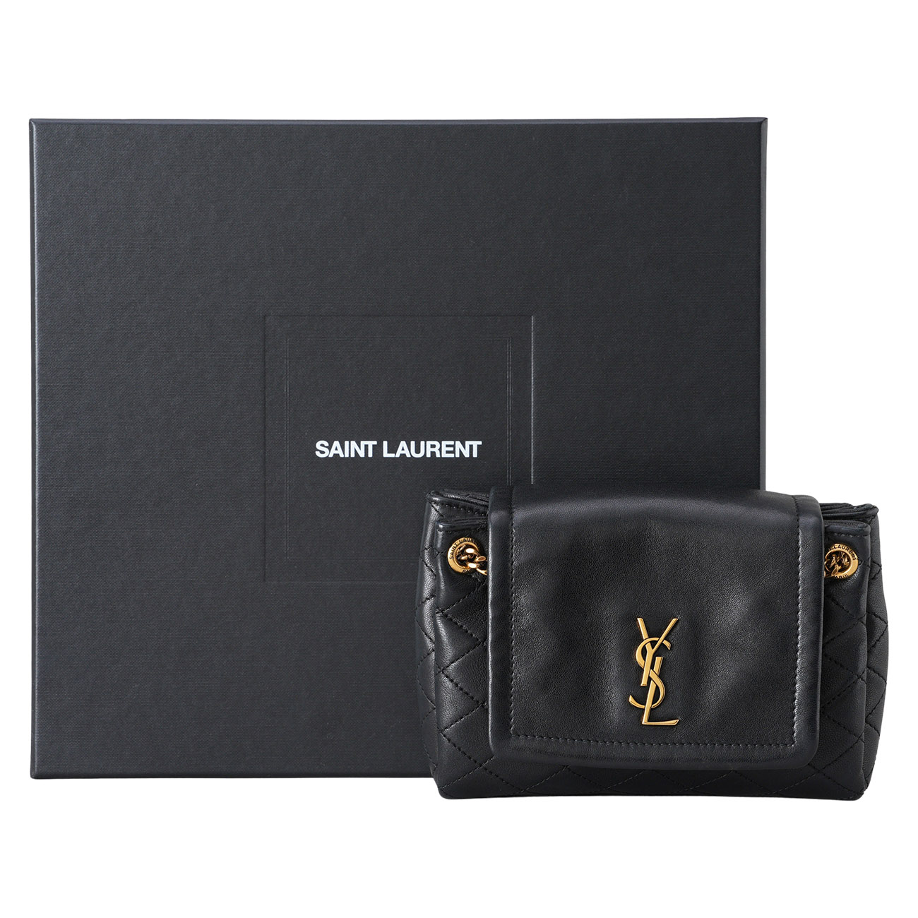 YVES SAINT LAURENT(USED)생로랑 672738 노리타 미니 체인 크로스백
